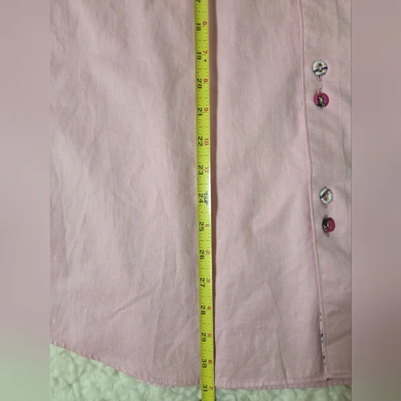 Maceoo Paris Men's "Einstein" Collection Oxfort Pink Shirt Sz 4/L 100% Cotton - Picture 8 of 14